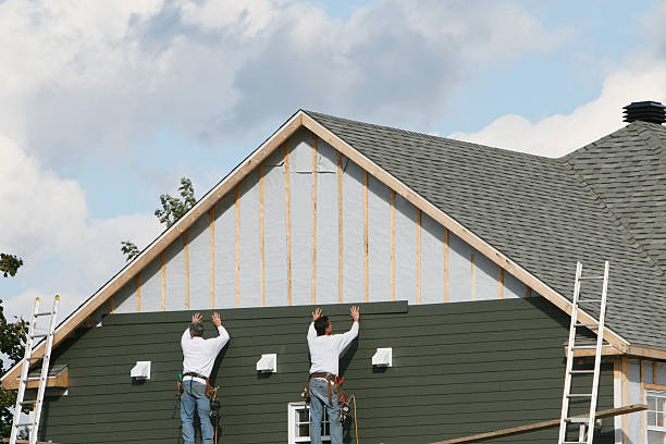 Professional Siding Repair technician working in Camden, OH